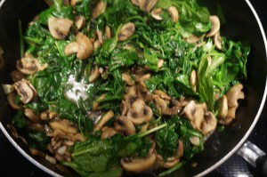 mushroom and spinach 