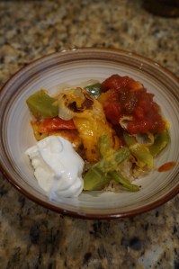 chicken fajita bake
